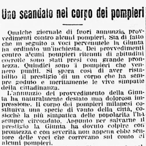 Appunti Fr*ci ep. #1 - Lo scandalo dei pompieri di Milano